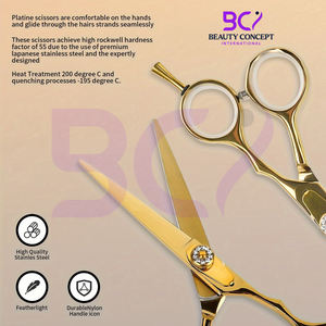 Excellent fournisseur, nouvelle tendance, prix de gros, fabriqué au Pakistan, acier pur avec bord tranchant, conçu pour la performance, ciseaux de barbier Power Edge - Product Image 5