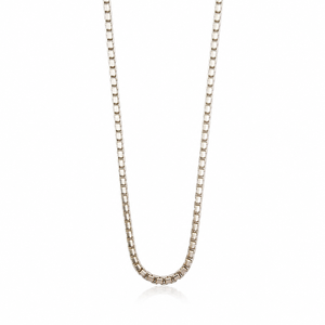 925 Sterling <b>Silver</b> <b>Box</b> <b>Chain</b> Necklace Classic Minimalist Style Unisex Women Men Daily Wear Wedding Party Gift High Polish Finis - Product Image 1