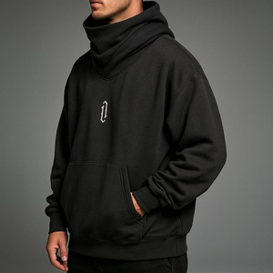 Hot Selling Unisex Embroidered Ninja <b>Hoodie</b> Oversized Streetwear Sweatshirt <b>Japanese</b> Style Hip Hop Zipper Solid Vintage 100% - Product Image 5