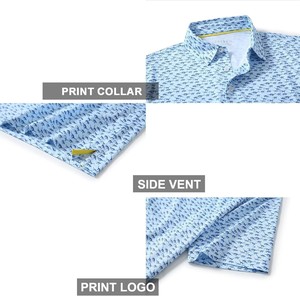 Chemise décontractée élégante pour homme, tricotée, unie, écologique, texture douce, coupe moderne, manches courtes, pour le bureau, export, fabricant OME - Product Image 4