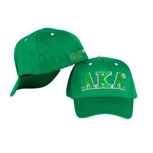 Gorra de Béisbol Ligera y Transpirable con Malla Verde y Rosa, Bordado de Letras Griegas, Ajustable, para Mujer, Casual, para Exteriores - Product Image 1