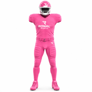 Uniforme Deportivo Ronald para Fútbol Americano, para Hombre, Verano, Corte Atlético, Tela Cómoda, Estampado 3D, Manga Corta - Product Image 1