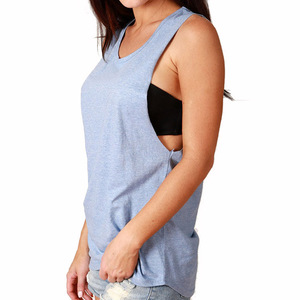 Women's Workout Running Tank <b>Top</b> Gym Fitness Stringer Vest Breathable Bodybuilding Singlet Custom Logo Yoga Sport - Product Image 6