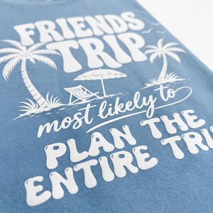 Camisetas Personalizadas para Viajes de Amigos, Camisetas de Playa con Impresión DTF, DTG y Serigrafía, Camisetas a Juego para Vacaciones en Grupo, Ropa al por Mayor - Product Image 4