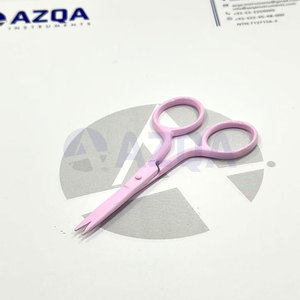 Tijeras de bordado personalizadas de alta calidad al por mayor tijeras recubiertas rosas puntiagudas con aguja impresa elegante 3,5" - Product Image 6