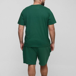 Ensemble de t-shirt et short pour homme de haute qualité, personnalisé, deux pièces, 100% coton, lavé, surdimensionné - Product Image 6