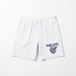 Shorts Bermuda décontractés pour homme Trade Excel Impex, vert olive uni, respirant, séchage rapide, avec cordon de serrage et logo imprimé sur le devant - Product Image 3