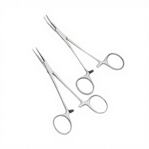 Pinzas Hemostáticas Manuales de Acero Inoxidable para Cirugía Dental y Oral, Pinzas para Tejidos Curvas - Product Image 1