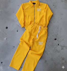 Ensemble de survêtement court réfléchissant pour hommes Rexfit Sports, coupe-vent de course, vente en gros - Product Image 4