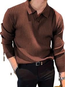 Autumn New <b>Men's</b> Slim Fit Casual Pullover <b>Sweater</b> 100% Cotton Winter Comfortable Warm Knitted Shirt Coat <b>Men's</b> Fashion - Product Image 5