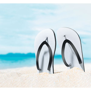 Infradito da spiaggia personalizzato sublimazione promozionale per pantofole personalizzato stile Do Mel - Product Image 3
