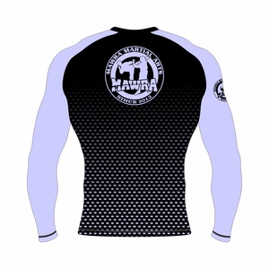 Rashguard MMA sublimado totalmente personalizado con mangas completas OEM BJJ Rash Guards - Product Image 4
