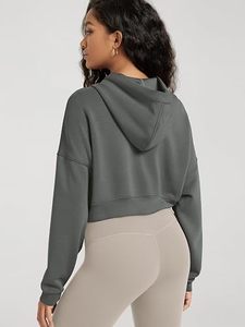 Custom <b>Cropped</b> Zip Hoodie <b>Men</b> Premium Cotton Blend Fleece Cartoon Print Eco-Friendly Full Zip Streetwear OEM ODM Apparel - Product Image 2