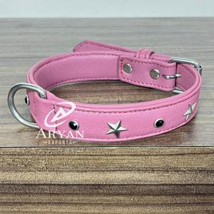 Collar para Mascotas de Cuero Genuino, Venta al Por Mayor, Accesorios de Diseño para Mascotas, Correa Ajustable, Suave y Cómoda para el Cuello, Expo Marzo 2026 - Product Image 1