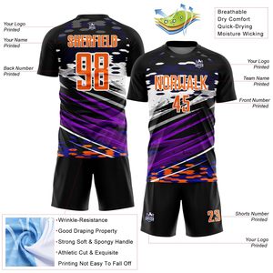 Unique Design Winter Soccer Uniform <b>for</b> Men with Customized Logo Team Name 100% Polyester Lightweight Breathable & Quick Dry - Product Image 4