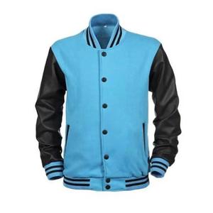 Trading Varsity <b>Jacket</b> Made With Wole and Leather Sleeves High Quality Embroidery Custom Logo Designed For a Modern Unisex Look - Product Image 4
