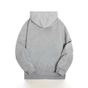Ensemble sweat à capuche zippé gris et short noir pour homme – Coupe décontractée, respirant, polyester/coton – Idéal été - Product Image 3