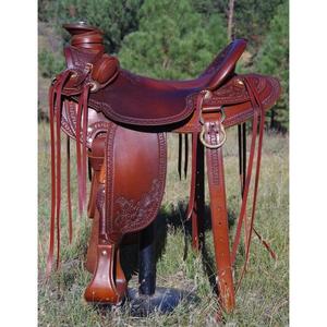 Sillas de montar de cuero estilo occidental hechas a mano para adultos, equipo de carreras de caballos, duraderas, impermeables, de alta calidad. - Product Image 6
