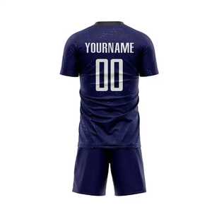 ชุดฟุตบอลแบบกำหนดเอง เสื้อทีมชาย แขนสั้น พิมพ์ลายแบบซับลิเมชั่น ผ้าโพลีเอสเตอร์ ระบายเหงื่อได้ดี เหมาะกับทุกฤดูกาล ทรงสปอร์ต - Product Image 2