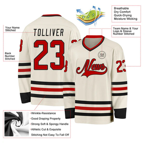 Uniformes Deportivos de Hockey sobre Hielo Personalizados, Fabricante y Proveedor Profesional de Camisetas de Hockey Sublimadas - Product Image 6