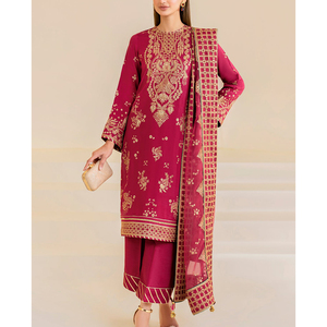 Conjunto de ropa tradicional pakistaní de algodón a la moda para mujer, Shalwar Kameez, ropa modesta para uso diario, tela cómoda, estilo étnico. - Product Image 2