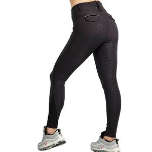 Pantalones de mujer ecuestres de alta calidad, ropa personalizada elástica de 4 vías, pantalones de montar a caballo al por mayor a granel - Product Image 1