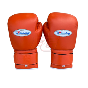 Custom Winning Professional Boxing Set Genuine Cowhide Leather Hook & Loop Boxing <b>Gloves</b> Training Sparring Gear Bulk Supplier - Product Image 4
