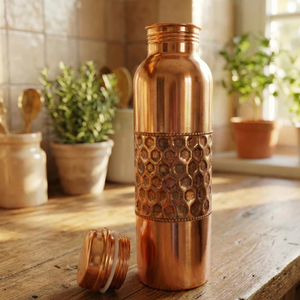 Botella Reutilizable de Doble Pared de Cobre Puro con Diseño Antiderrames para el Hogar, Oficina y Actividades al Aire Libre, Compre Directamente del Proveedor - Product Image 5