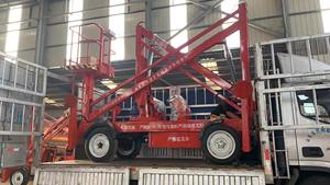 Plateforme élévatrice à bras articulé montée sur <span class=keywords><strong>remorque</strong></span>, économique, <span class=keywords><strong>pour</strong></span> une personne, avec table <span class=keywords><strong>de</strong></span> travail - Product Image 4