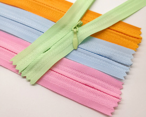 Invisible Nylon Zip Mesh Tape Zipper Close-Ended for Garment <b>Sewing</b> Teeth Run Smoothly - Product Image 3