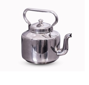 New Stainless Steel Classic Coffee Pot Wholesale Attractive Design Base Handle Lid Eco-friendly Tea Pot Customizable Color - Product Image 5