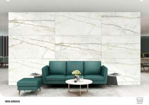 Azulejos de porcelana de lujo con superficie adhesiva de diseño, tamaño 600X1200, azulejos de gran tamaño para espacios de vida y oficinas. - Product Image 2