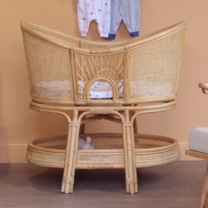 Cunas funcionales de ratán para bebés con cesta de almacenamiento, precio directo de fabricante, moisés para recién nacidos - Product Image 5