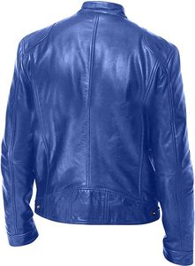 Comfortable <b>Men</b> Customized Genuine Leather Jackets Breathable Latest Style Leather Jackets for <b>Men</b> - Product Image 2