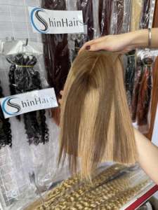 Extensions de cheveux humains vietnamiens 100% vierges non-Remy, couleur naturelle, super double drawn, soyeux, brillants, lisses, sans nœuds, sans perte - Product Image 6