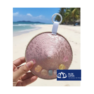 พวงกุญแจหมวกทรงกรวยเวียดนาม ทำมือจากไม้ไผ่ธรรมชาติ ของที่ระลึก ของขวัญ ขายส่ง - Product Image 4