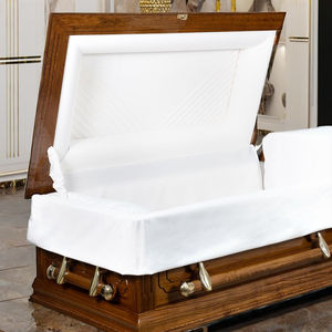 Regina alta calidad estilo norteamericano madera maciza urnas funerarias ataúdes modelo CKT2005 Equipo de Servicio de buena reputación hecho a mano - Product Image 5