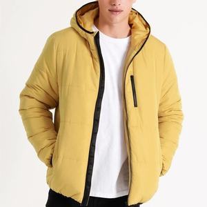 Chaqueta acolchada con cuello levantado personalizada para hombre al por mayor con nuevo diseño chaquetas acolchadas con logotipo de temporada de invierno diseño personalizado - Product Image 4