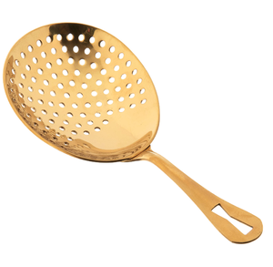 Cuchara Coladora de Acero Inoxidable con Mango Corto, Plateada, Pulido Espejo, Diseño Minimalista Ecológico, Utensilio para Servir en Fiestas - Product Image 6
