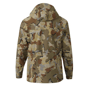 OEM Custom Mens Desert <b>Camo</b> Softshell <b>Jacket</b> Windproof <b>Waterproof</b> Mountain Hunting Coat Hooded Tactical Outerwear Custom Logo - Product Image 2
