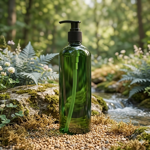 Envase de Plástico PET para Cosméticos Pavico Vietnam, Cilindro para Champú, Sérum para el Cuidado de la Piel, con Pulverizador de Hombro Plano y Serigrafía - Product Image 5