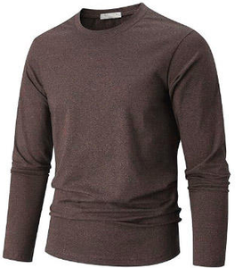 Vente en gros de t-shirts pour hommes à manches longues, de haute qualité, coupe classique, 100% coton, imprimés - Product Image 4
