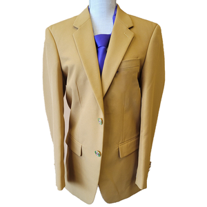 Blazer réversible en coton pour homme, col en V, style fraternité, écologique, respirant, anti-plis, veste de sport sur mesure - Product Image 1