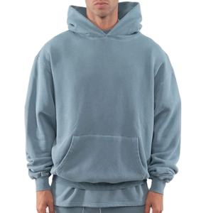 Sudaderas con Capucha para Hombre, Estilo Vintage, Lavado Ácido, Alta Calidad, Talla Grande, Peso Pesado, Doble Cinturón, Bolsillo Canguro, 2026 - Product Image 4