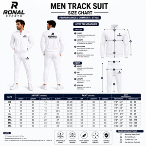 Ensemble de jogging sportif pour homme RONAL SPORTS, survêtement blanc à fermeture éclair intégrale, couleur unie, coupe classique, respirant, en polyester, pour l'automne - Product Image 6