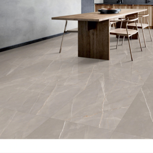 Carreaux de porcelaine polis grand format 600x1200mm, surface de revêtement de sol haut de gamme pour applications architecturales intérieures - Product Image 1