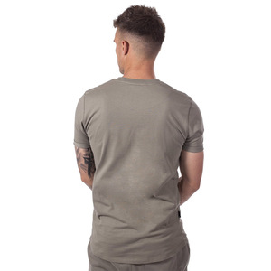 T-shirt ample vintage personnalisé avec logo, grande taille pour hommes, 100 % coton, vierge, impression personnalisée, faible MOQ - Product Image 1