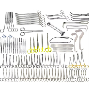 Juego de Instrumentos Quirúrgicos Manuales para Laparotomía, 197 Piezas, Kit Quirúrgico de Acero Inoxidable para Uso Médico Hospitalario - Product Image 4