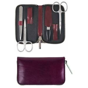 Kit de manucure classique 5 en 1 en acier inoxydable avec sac à fermeture éclair, ensemble de manucure portable pour adultes - Product Image 3