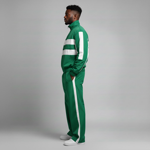 Conjunto de 2 piezas para hombre, talla grande, con logo personalizado, 2 colores, 100% nailon, ropa urbana de alta calidad, cortavientos, estilo hip hop. - Product Image 4